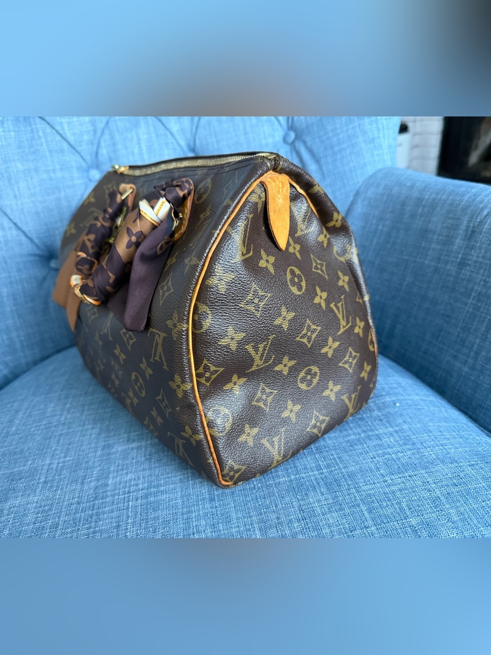 Louis Vuitton Speedy 30 Monogram Canvas Bag Authentic - Picture 5 of 16